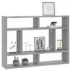 vidaXL &Eacute;tag&egrave;re murale Sonoma gris 75x16x55 cm Bois d'ing&eacute;nierie