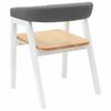 vidaXL Chaises de salle &agrave; manger 2 pcs Blanc 54 x 57 x 73 cm