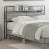 vidaXL T&ecirc;te de lit de rangement Sonoma gris 135 cm Bois d'ing&eacute;nierie
