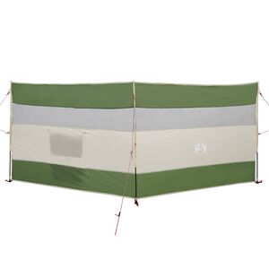 vidaXL Brise-vent de camping vert 340x130 cm imperm&eacute;able