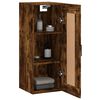vidaXL Armoire murale ch&ecirc;ne fum&eacute; 34,5x34x90 cm bois d'ing&eacute;nierie