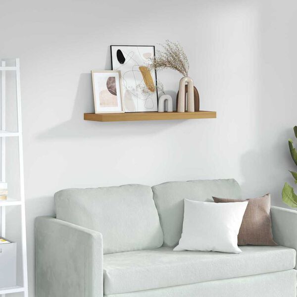 vidaXL &Eacute;tag&egrave;re Murale Marron 80 x 23,5 x 4 cm Bois d'ing&eacute;nierie