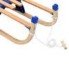 vidaXL Traîneau pliable en bois 110 cm
