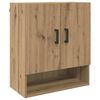 vidaXL Meuble mural 60 x 31 x 70 cm Bois d'ing&eacute;nierie ch&ecirc;ne artisanal