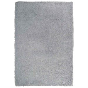 vidaXL Tapis shaggy &agrave; poils longs NAVARRA gris clair 200x290 cm
