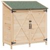 vidaXL Abri de jardin Naturel 106 x 56 x 113,5 cm Bois de Sapin Massif