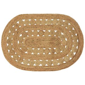 vidaXL Tapis de surface Naturel 100 x 152 cm Jute