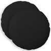 vidaXL Coussin avec oreiller HEERLEN 2 pc Noir Tissu