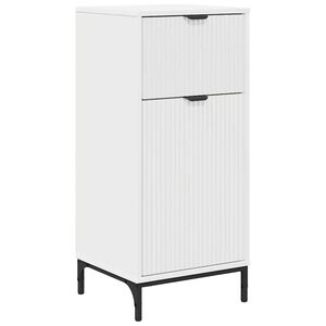 vidaXL Cabinet de salle de bain Blanc 39,5 x 36 x 88 cm