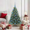 vidaXL Sapin de Noël artificiel avec 150 LED Vert 120 cm PE et PVC