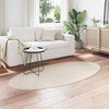 vidaXL Tapis HUARTE Beige 100 x 200 cm 100% Polyester