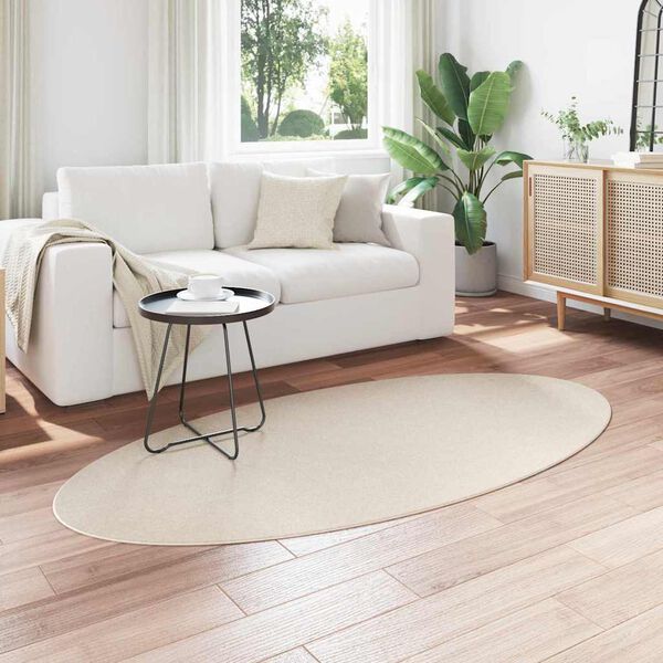 vidaXL Tapis HUARTE Beige 100 x 200 cm 100% Polyester