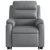 vidaXL Fauteuil inclinable Gris Similicuir
