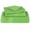 vidaXL Serviettes de bain FROGN 10 pcs vert pomme 100x150 cm 360 g/m&sup2;