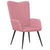 vidaXL Chaise de relaxation Rose Velours