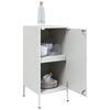 vidaXL Buffet blanc 36x39x79 cm acier