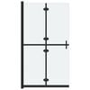 vidaXL Paroi de douche pliable Verre ESG d&eacute;poli 110x190 cm