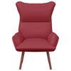 vidaXL fauteuil Bordeaux 69 x 74 x 93 cm Cuir artificiel