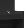 vidaXL Armoire à chaussures noir 100,5x28x100 cm bois d'ingénierie