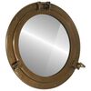 vidaXL Miroir en forme de porthole mural &Oslash;50 cm&nbsp;aluminium et verre