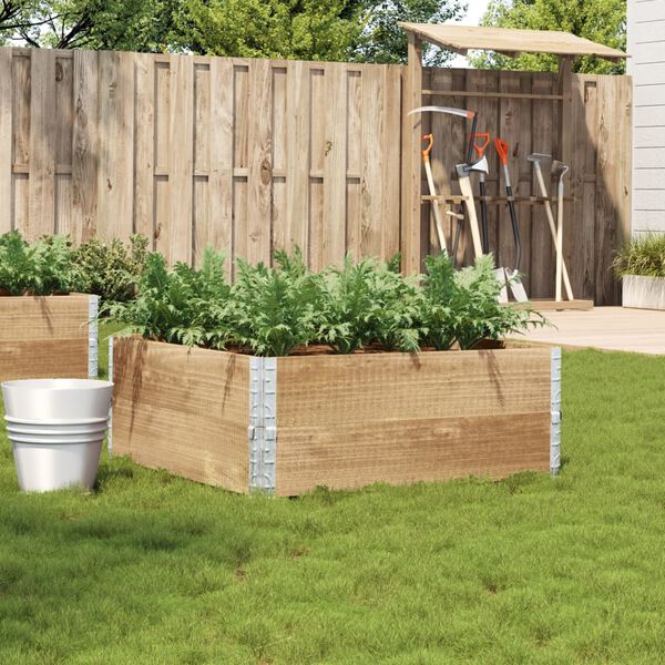 vidaXL Jardini&egrave;re 100x100 cm bois de pin massif