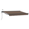 vidaXL Auvent r&eacute;tractable &eacute;lectrique Taupe 2,5 x 2 m