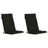 vidaXL Coussin de chaise &agrave; dossier haut GEMERT 2 pc 100 % polyester