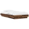 vidaXL Cadre de lit au sol Bois ancien 80 x 210 cm Bois d'ing&eacute;nierie