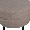 Venture Home Pouf Pot 40x40x40 cm Teddy Beige et noir