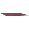 vidaXL Toile de rechange pour auvent Rouge bordeaux 500 &times; 350 cm