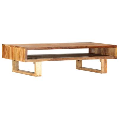 vidaXL Table basse 110 x 55 x 30 cm Bois massif