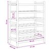 vidaXL &Eacute;tag&egrave;re &agrave; vin Naturel 57 x 29,5 x 72 cm Bambou