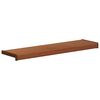 vidaXL Appui de fen&ecirc;tre Bois Brun 80 x 20 x 4,5 cm PVC
