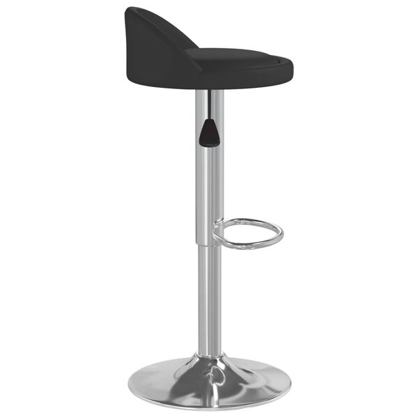 vidaXL Tabouret de bar Noir Similicuir