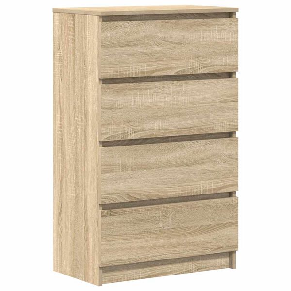 vidaXL Buffet Chêne sonoma 60x35x98,5 cm Bois d'ingénierie