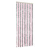 vidaXL Rideau anti-mouches gris argent&eacute; et rose 56x200 cm chenille