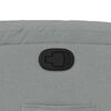 vidaXL Fauteuil inclinable Gris clair Tissu