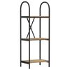 vidaXL &Eacute;tag&egrave;re 3 niveaux 40 x 30 x 109 cm Bois d'ing&eacute;nierie