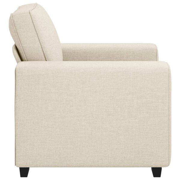 vidaXL | Canap&eacute; | avec coussin avec oreiller Beige 100 x 77 x 82 cm Lin