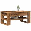 vidaXL Table basse Bois Ancien 102 x 55 x 45 cm Bois d'ing&eacute;nierie