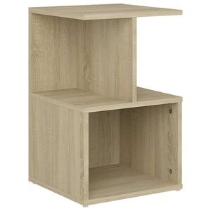 vidaXL Table de chevet ch&ecirc;ne sonoma 35x35x55 cm bois d'ing&eacute;nierie