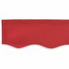 vidaXL Cordon d'auvent Rouge 580 x 20 cm Toile