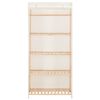vidaXL Garde-robe Blanc 79 x 40 x 170 cm Tissu