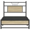 vidaXL Cadre de lit sans matelas chêne sonoma 80x200 cm
