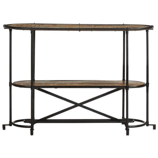 vidaXL Table console 110x42x76 cm bois massif de r&eacute;cup&eacute;ration