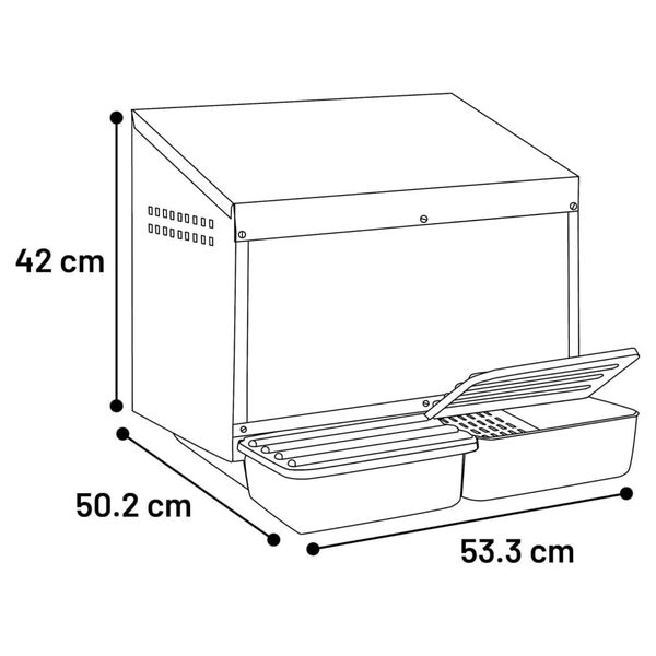 FLAMINGO Nichoir d'ext&eacute;rieur avec 2 nids Julie Vert