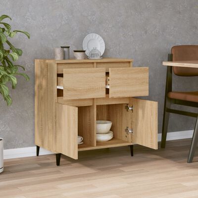 vidaXL Buffet Chêne sonoma 60x35x70 cm Bois d'ingénierie