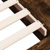 vidaXL Cadre de lit sans matelas ch&ecirc;ne fum&eacute; 140x190 cm