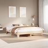 vidaXL Cadre de lit sans matelas 200x200 cm bois massif de pin