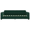 vidaXL Lit de repos sans matelas vert fonc&eacute; 90x200 cm velours